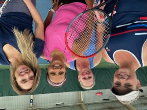 Ladies group for adult tennis